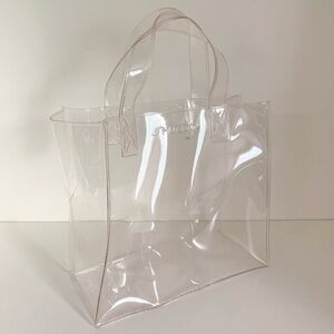 Vintage Shiseido clear bag